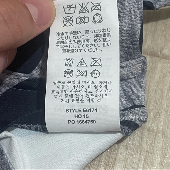 J Crew bikini top 34A polka dot black gray NWT - Picture 8 of 11